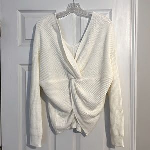 Francesca’s cream colored sweater
